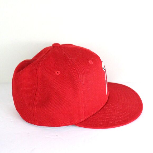 New ERA Los Angeles Angels MLB Wool Fitted Cap 7 1/8 USA Made Hologram Hat - Picture 3 of 8